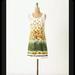 Anthropologie Dresses | Anna Sui For Anthro Perennial Blooms Shift Dress | Color: Orange/White | Size: 6