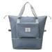 Men Women Travel Bag Outdoor Camping Luggage Organizer Foldable Zipper Toiletries Storage Handbag Misty Blue
