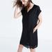 Madewell Dresses | Madewell Duskway Black Shift Mini Dress With Pockets Small | Color: Black | Size: S