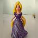 Disney Toys | Disney Princess Polly Pocket Magiclip Doll Tangled Rapunzel Glitter Dress | Color: Purple/Yellow | Size: Around 4 Inches