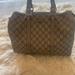 Gucci Bags | Gucci Boston Joy Bag Handbag Monogram Gg | Color: Cream/Gray | Size: Os