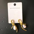 Anthropologie Jewelry | Anthropologie Gold-Plated Sterling Silver Nautical Earrings Nwt | Color: Gold | Size: Os