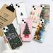 Christmas Tree Pattern Phone Case for iPhone 14 13 12 11 Pro Max mini XS XR X 8 7 6S 6 Plus Case Transparent Protection Back Cover
