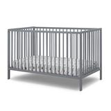 Sorelle Furniture Happy 3-in-1 Convertible Crib Wood in Gray | 35 H x 30 W x 54 D in | Wayfair 505-GR
