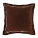 Rosdorf Park Annita Solid Faux Silk Velvet Flanged Romantic Western Sham in Brown | 27 H x 27 W in | Wayfair A09D1939AAE84407B2E5BF26F04BE048