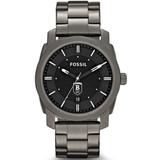 Men's Fossil Gray Bentley Falcons Machine Smoke Stainless Steel Watch