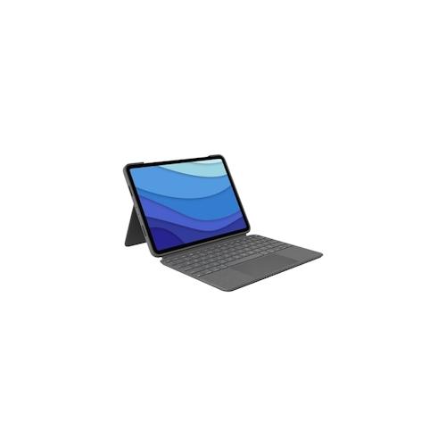 Logitech Combo Touch Tastaturcase Trackpad fuer iPad Pro 12,9â€œ (5./6. Gen) Grau