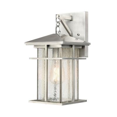 Drexel Indoor/Outdoor Wall Sconce - Brushed Aluminum, 20" Brushed Aluminum - Frontgate