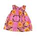 Pre-owned Hanna Andersson Girls Pink | Orange Dress size: 18-24 Months