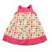 Pre-owned Cynthia Rowley Girls Pink | White | Purple Polka Dots Dress size: 18 Months