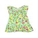 Pre-owned Polarn O. Pyret Girls Blue | Yellow | Red Dress size: 9-12 Months