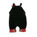 Pre-owned Hanna Andersson Boys Black | Red Overall Shorts size: 3-6 Months