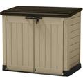 Aufbewahrungsbox KETER "Store It Out MAX 1200L" Aufbewahrungsboxen Gr. B/H/T: 146 cm x 125 cm x 82 cm, beige (beige, braun) Boxen und Kisten