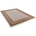 Orientteppich THEKO "Chandi Mir" Teppiche Gr. B/L: 40 cm x 60 cm, 12 mm, 1 St., braun (creme, braun) Orientalische Muster