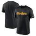 Men's Nike Black Pittsburgh Steelers Legend Wordmark Performance T-Shirt