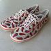 Kate Spade Shoes | Kate Spade X Keds | White Sneakers With Peppers Size 7.5 | Color: Red/White | Size: 7.5