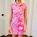 Lilly Pulitzer Dresses | Cutout Lilly Pulitzer Dress. | Color: Pink/White | Size: Xxs