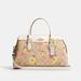 Coach Bags | Coach Darcie Carryall In Signature Canvas With Floral Cluster Print | Color: Gold | Size: 12 3/4" (L) X 8 1/4" (H) X 5 1/2" (W)