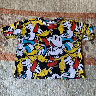 Disney Shirts & Tops | Disney Kids Shirt Size Xs. Good Condition. | Color: Red/Yellow | Size: Xsg