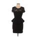 City Studio Cocktail Dress: Black Dresses - Women's Size 11