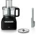 Braun 8 Cup Food Processor in Black | 14.96 H x 9.06 W x 7.84 D in | Wayfair FP3101BK