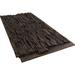 Ekena Millwork Canyon Ridge Stacked Faux Stone 45.75" x 24.5" Stone Wall Paneling in Black/Brown | Wayfair PNU24X48CNAC