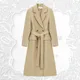 Manteau Double boutonnage kaki pour femme Trench-Coat coupe-vent mi-long nouvelle collection