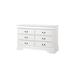 Winston Porter 3-2_Perl Sleigh Bedroom Set Wood in White | 5.75 H x 50 W x 76.5 D in | Wayfair 1278478004CF4594BCC254C8228CE054