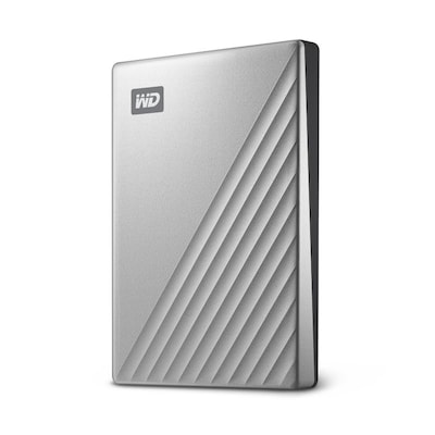 Western Digital WD My Passport Ultra 2TB USB3.0 & USB-C 2.5zoll - Silber Image
