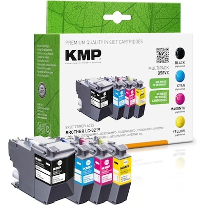 KMP Tintenpatronen Multipack ersetzt Brother LC3219XLVAL Image