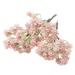 Farfi 1 Bouquet Artificial Flower Real Touch Long Stem Plastic Babys Breath Simulation Flower Photograph Prop (Pink)