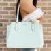 Kate Spade Bags | Kate Spade Large Triple Compartment Tote Pebbled Leather | Color: Blue | Size: Os