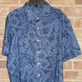 Polo By Ralph Lauren Shirts | Polo Ralph Lauren Hawaiian Shirt Mens Xl Slim Fit Blue Floral Palms Orchid | Color: Black/Blue | Size: Xl