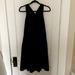 Jessica Simpson Dresses | Nwt Jessica Simpson Tank Fit And Flare Black Embossed Floral Dress 14 | Color: Black | Size: 14
