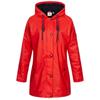 Regenjacke DEPROC ACTIVE "Friesennerz HALIFAX UMBRELLA", Damen, Gr. 46 (L), rot, Obermaterial: 100% Polyurethan; Futter: 100% Polyester, casual, figurumspielend, Langarm gerader Abschluss mit Druckknopf, Jacken, auch in Großen Größen erhältlich