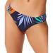 Jessica Simpson Swim | Jessica Simpson Women's Size L Island Side-Shirred Bikini Bottoms Nwt Bb623afa | Color: Blue/Purple | Size: L