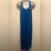 J. Crew Dresses | J Crew Racerback Tank Maxi Dress Xs | Color: Black/Blue | Size: Xs