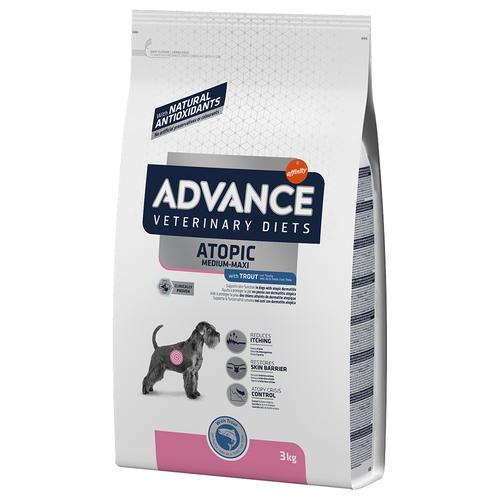 Sparpaket: 2x3kg Advance Veterinary Diets Atopic mit Forelle Hundefutter trocken