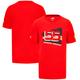 "Scuderia Ferrari Puma Carlos Sainz Driver T-Shirt - Red"