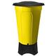 Large WaterButt, Yellow Water Butt Kit with Water Butt Stand, Tap and Black Lid for Garden Collecting Rainwater 210L Waterbutt with Lid and Stand