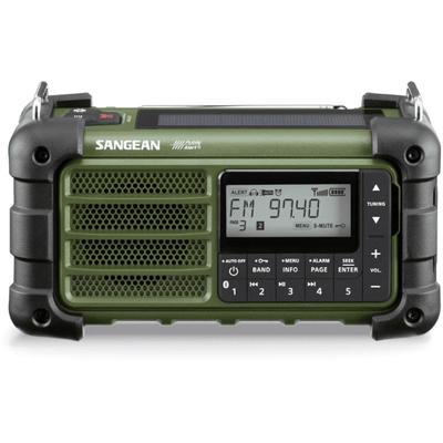 Sangean AM/FM-RDS/Bluetooth/AUX/Weather Alert Multi-Powered Digital Tuning Radio Forest Green MMR-99
