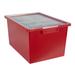 BULLDOG SEATING COMPANY Plastic Storage Bin Plastic in Red | 27 H x 12.25 W x 16.75 D in | Wayfair CE1953PR-NK0300-1