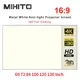 MIXITO-Rideau anti-lumière à éclairage simple écran de projection grille de projection portable
