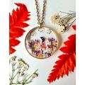 Fire Fox Animal Necklace, Dainty Flower Jewelry, Jewellery, Birthday Gift, Best Friend Sky Star Moon Necklace, Art Gifts