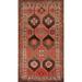 Geometric Lori Persian Vintage Area Rug Handmade Wool Carpet - 5'1"x 9'0"