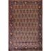 Vegetable Dye Abadeh Persian Vintage Area Rug Handmade Wool Carpet - 6'10"x 10'0"