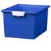 Rebrilliant Plastic Storage Bin Plastic in Blue | 9 H x 12.25 W x 16.75 D in | Wayfair 6D58688EB9DA43A8A4497B5E73CFEF97