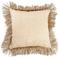 Coussin en jute et raphia naturel 60x60