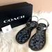 Coach Shoes | Coach Natalee Jelly Sandals Size 8.9 | Color: Black | Size: Various