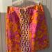 Lilly Pulitzer Skirts | Lilly Pulitzer Women's Ten Ton Elephant Hibiscus Pink Orange Lace Mini Skirt | Color: Orange/Pink | Size: 0